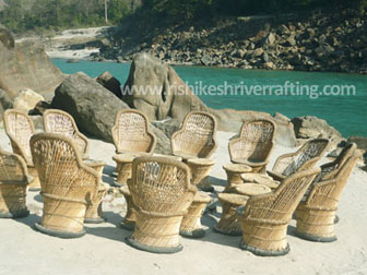 beach camp rishikesh, shivpuri beach camp