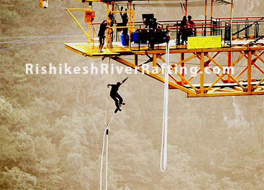 bungee jumping rishikesh, bungy jumping rafting package