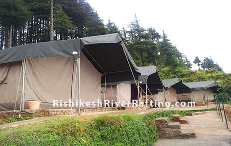 camp kanatal near mussoorie, dhanaulti