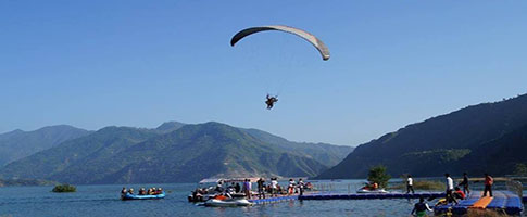 tehri water sports, tehri lake adventure